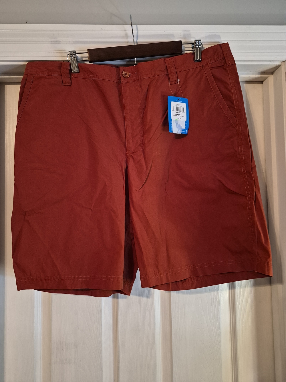 Columbia Men's Red/ Rust Color Casual Cotton Shorts 40